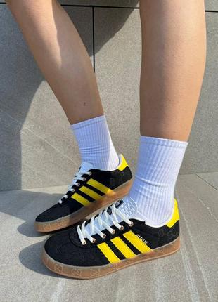 Женские кроссовки adidas gazelle black  ⁇  36-45.4 фото