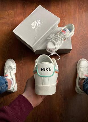 Стильні кросівки nike blazer white & gray за акційною ціною!4 фото