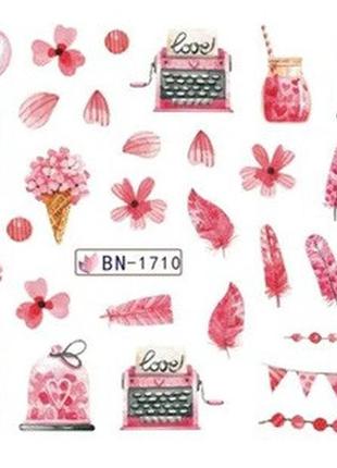 Слайды для ногтей, 1шт, №733