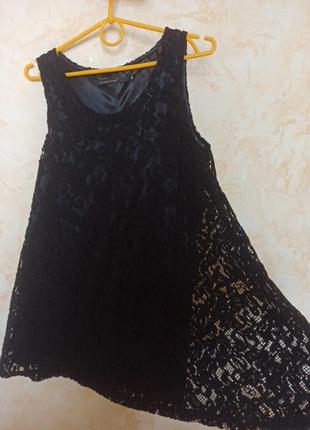Красивая гипюровая платье с американской проймой, на подкладке6 фото