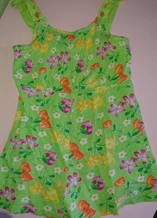 Яркий ромпер 5-6 лет