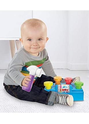 Дитяча розвивальна іграшка для малюків від 1 року, молоточок від playskool hasbro, з каш — новий2 фото