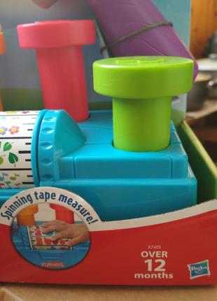 Дитяча розвивальна іграшка для малюків від 1 року, молоточок від playskool hasbro, з каш — новий10 фото