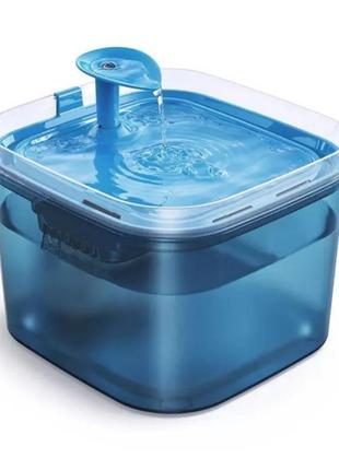 Питьевой фонтан для кошек и собак petory 2.2l, поилка для кота и собак с фильтром