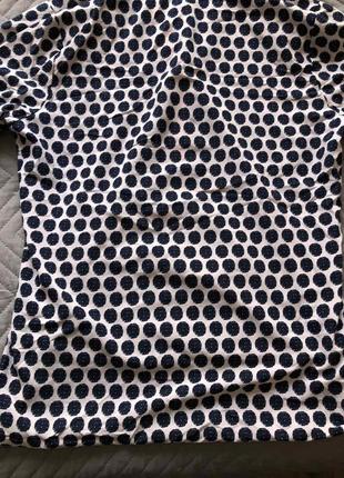 Летняя женская блузка в горошек8 фото