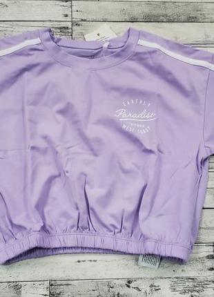 Ніжна укорочена футболка бембі р.122-158