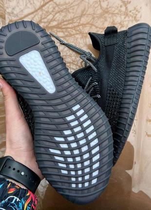 Adidas yeezy boost 350 black рефлектив5 фото