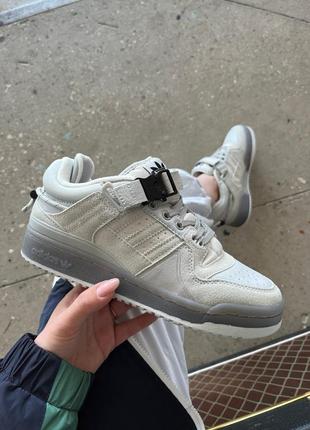Женские кроссовки adidas forum x bad bunny grey 36-37-38-39-40-41