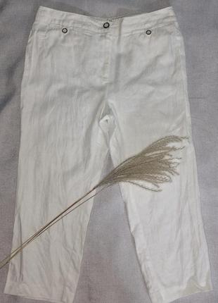 Летние бриджи лен per una uk 12