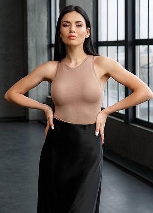 Майка облегающая трикотаж обтягивающая майка трикотажная