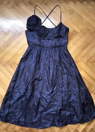 Hoss intropia-шелковое испанское дизайнерское платье! р.-40