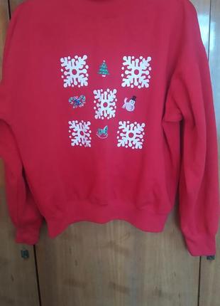Кофта красная