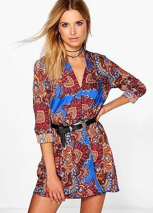 😊 сукня сорочка на запах boohoo