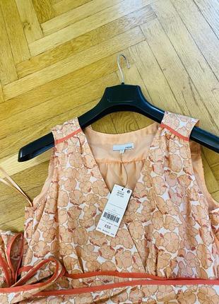 Next шовкова сукня персиковий колір7 фото