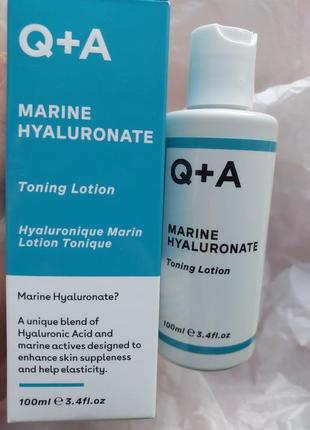 Q+a - тонизирующий лосьон с гиалуроновой кислотой - тоник q+a marine hyaluronate toning lotion