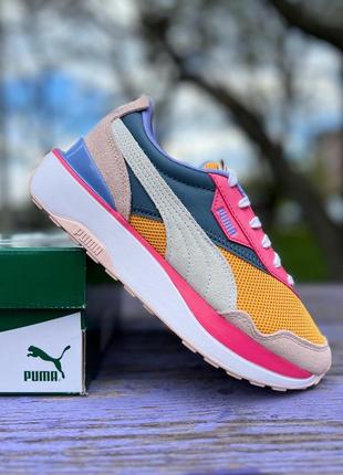 Яскраві літні текстильні кросівки puma /німеччина/