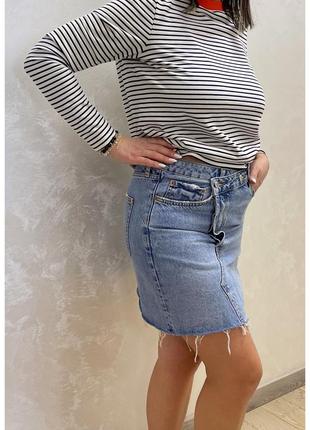 Джинсова спідниця zara 3