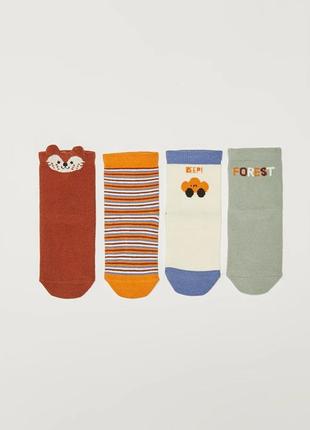 3-4/4-5 роки новий фірмовий набір 4 пари упаковка шкарпеток хлопчику lc waikiki вайкікі