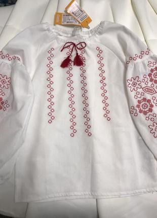 Рубашка/ вышиванка для девочки