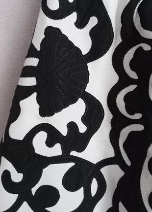 Мини-юбка ann taylor черно-белая размера xl3 фото