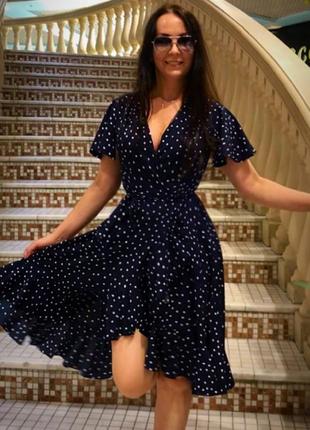 Платье в горошек