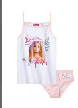 Комплект білизни 2в1: майка та трусики barbie 2