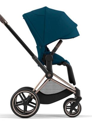 Набір текстилю для коляски cybex priam mountain blue (521002387)4 фото