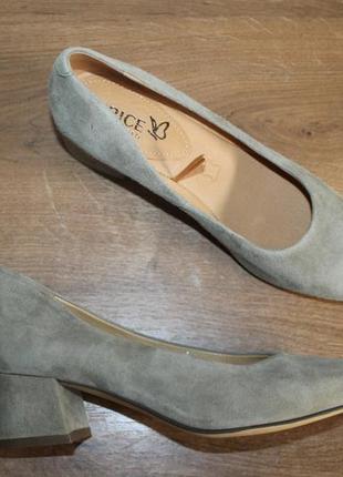 Замшеві туфлі від німецького бренду caprice, 37 розмір