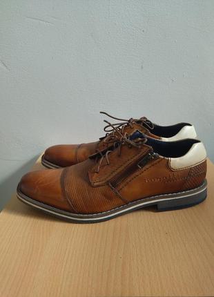 Туфли классика, модельные, кожа, bugatti, вентаж 2