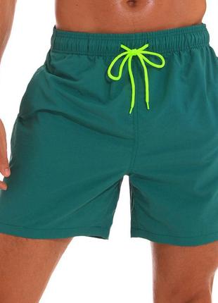 Мужские плавательные шорты escatch (шорты для плаванья/плавки), цвет зеленый