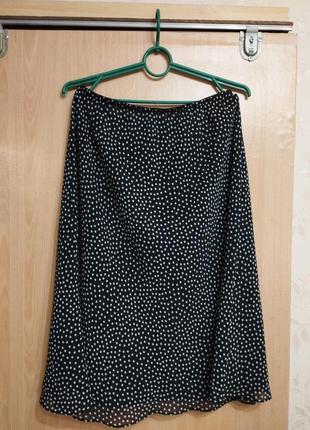 Легкая летняя юбка на подкладе