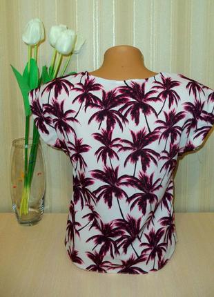Блузка с пальмами6 фото