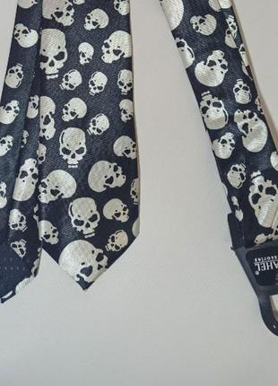 Краватка з черепами готика аниме2 фото