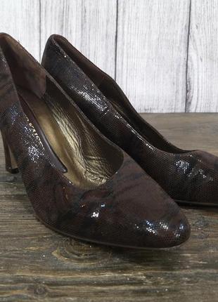 Туфли кожаные peter kaiser, коричневые