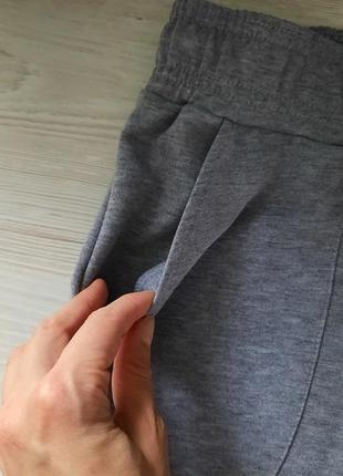 Новые женские спортивные штаны серые giulia хлопок р.s 42-44 домашние8 фото
