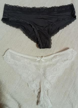 Нові без бірки у лоті 2 шт.якісні брендові стрінги р.6/8.