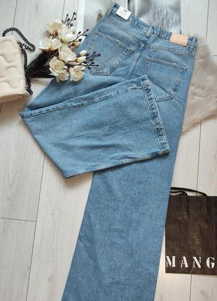 Широкі довгі джинси від mango, 36, 38р, запалення, оригінал9 фото