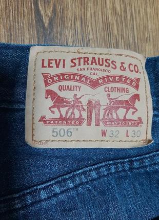 Джинси levis 506  32/307 фото