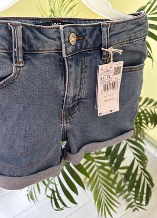 Mango новые джинсовые шорты 11/12 лет лучше раньше1 фото