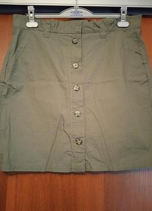 Котонова спідниця на гудзиках від chicoree