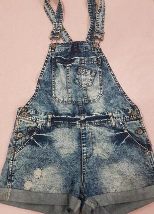 Комбінезон літній джинсовий