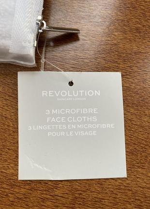 Полотенце для снятия макияжа из микрофибры revolution skincare microfiber makeup remover towel3 фото