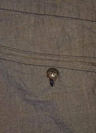 Легкі літні сірі картаті бавовняні штани bellerose бельгія 46 р.9 фото