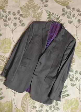 Фірмовий шикарний піджак у смужку ted baker