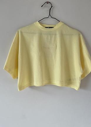 Футболка кроп топ оверсайз