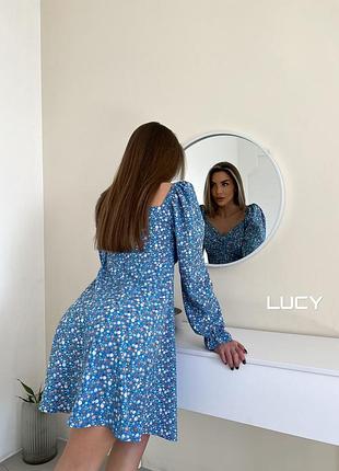 Платье в цветочный принт 2