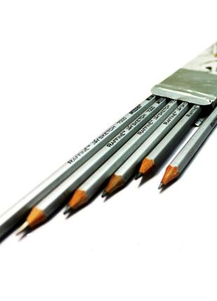 Прості олівці marco набір 6 шт.2 фото