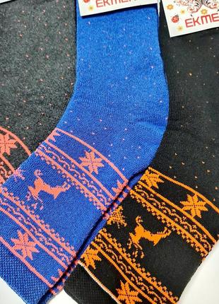 Махровые носки с оленями турция 36-40р5 фото