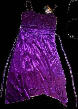 Женское нарядное платье из шелка3 фото