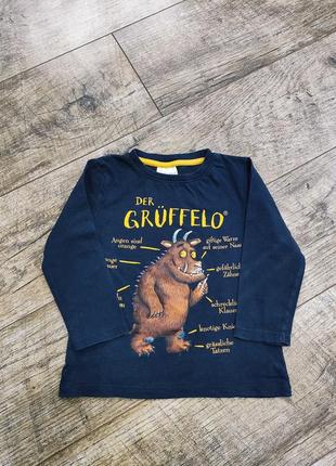 Реглан, кофта хлопок, gruffalo, р. 98-104, 3-4 года